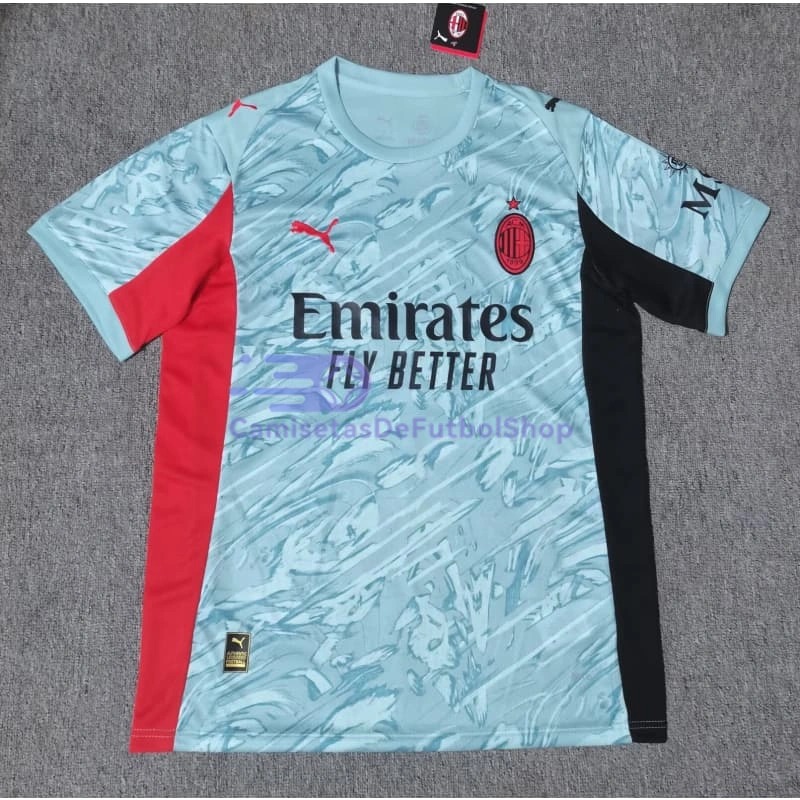 Camiseta de Portero AC Milan 2025/2026 1ª Equipación Azul Cielo