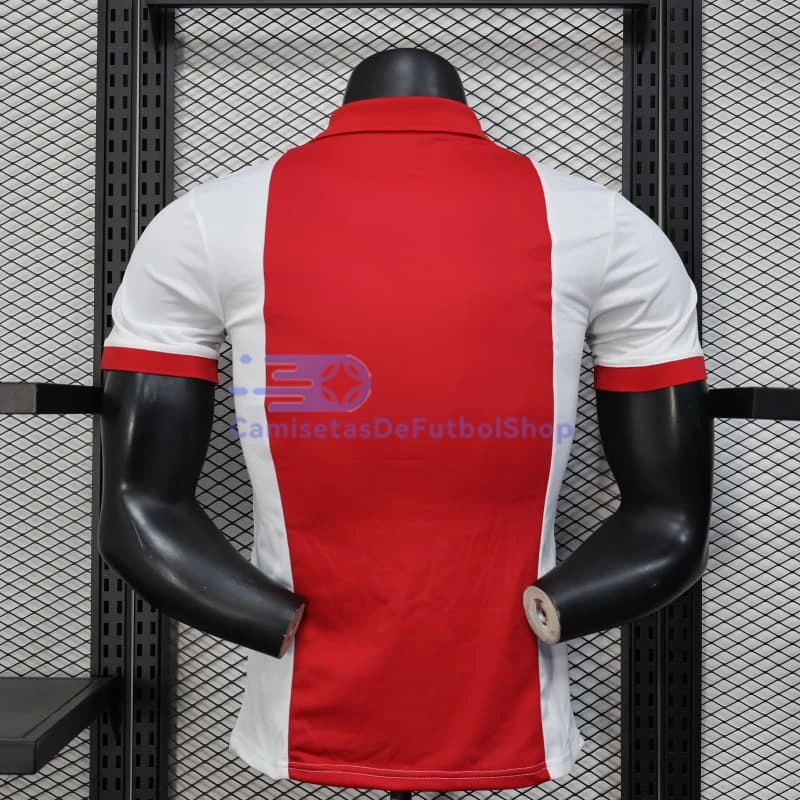 Camiseta Ajax 2025 125 Aniversario Edición Rojo/Blanco (EDICIÓN JUGADOR)