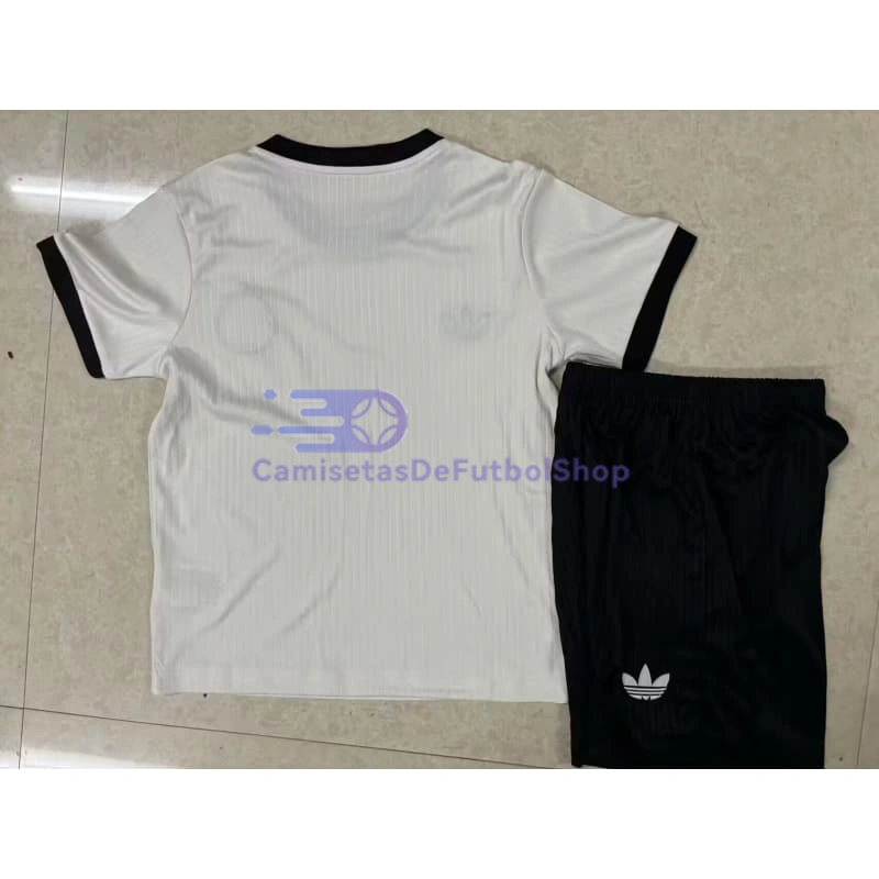 Camiseta Alemania 2025 125 Aniversario Edición Niño Kit Blanco