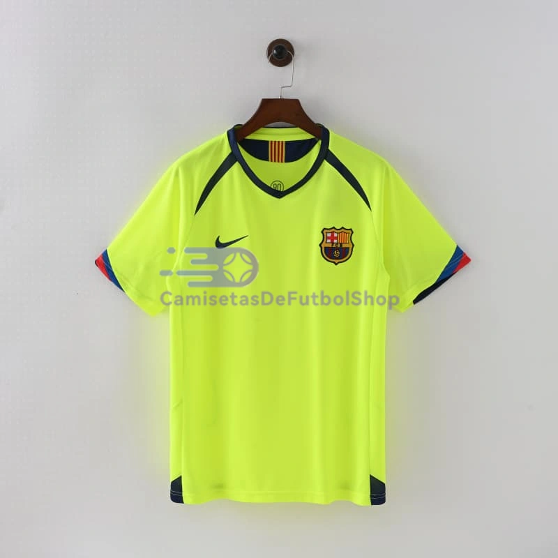 Camiseta Barcelona 2005/06 2ª Equipación Retro Verde