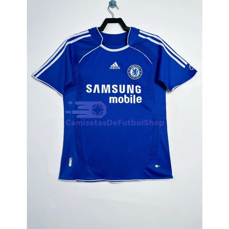 Camiseta Chelsea 2006/07 1ª Equipación Retro Azul