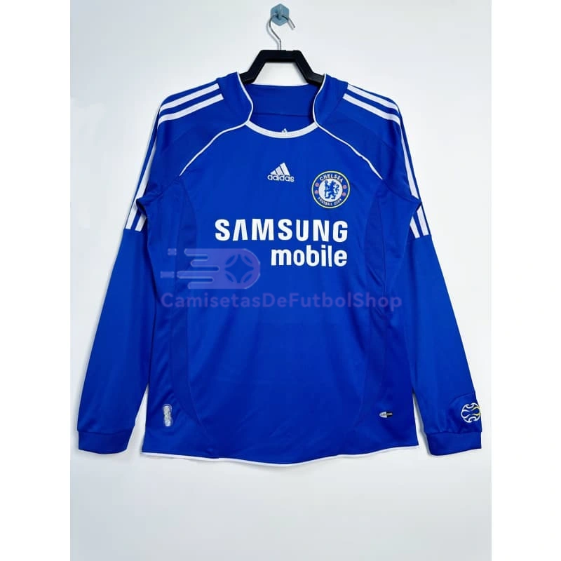 Camiseta Chelsea 2006/07 1ª Equipación Retro Azul ML