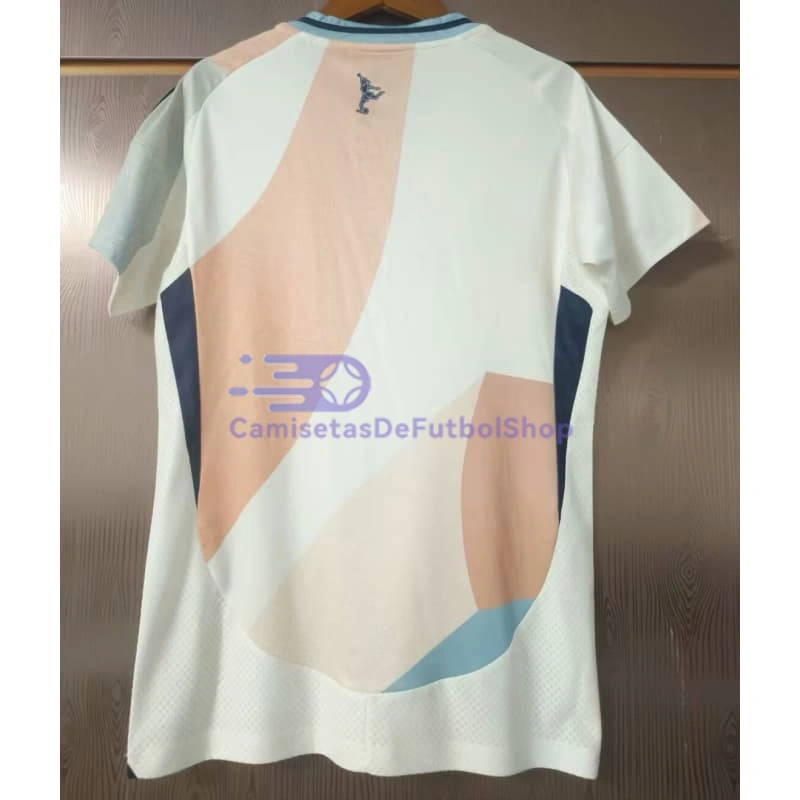 Camiseta España 2025 2ª Equipación la EURO Femenina Mujer Blanco/Beige