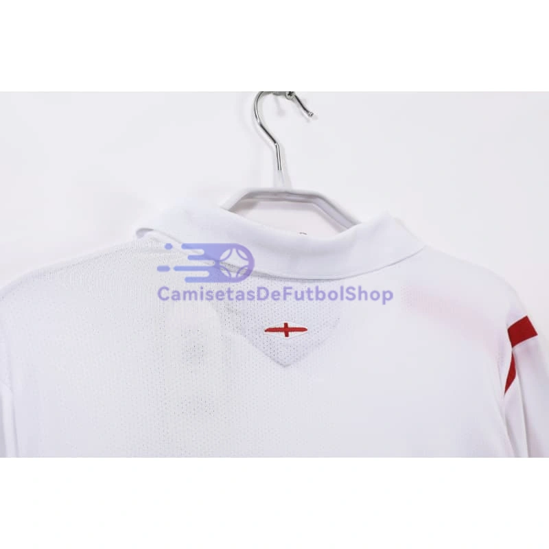 Camiseta Inglaterra 2006 1ª Equipación Retro Blanco ML