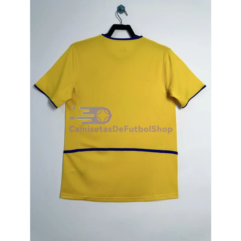 Camiseta Inter de Milan 2002/03 3ª Equipación Retro Amarillo