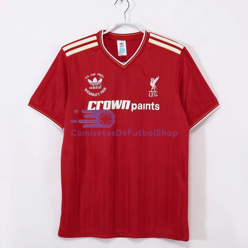 Camiseta Liverpool 1986/87 1ª Equipación Retro 1986/87 Rojo