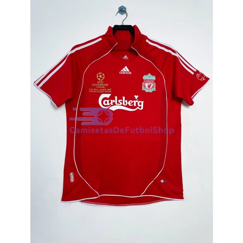 Camiseta Liverpool 2006/07 1ª Equipación Retro Rojo