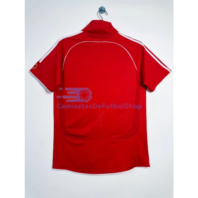 Camiseta Liverpool 2006/07 1ª Equipación Retro Rojo