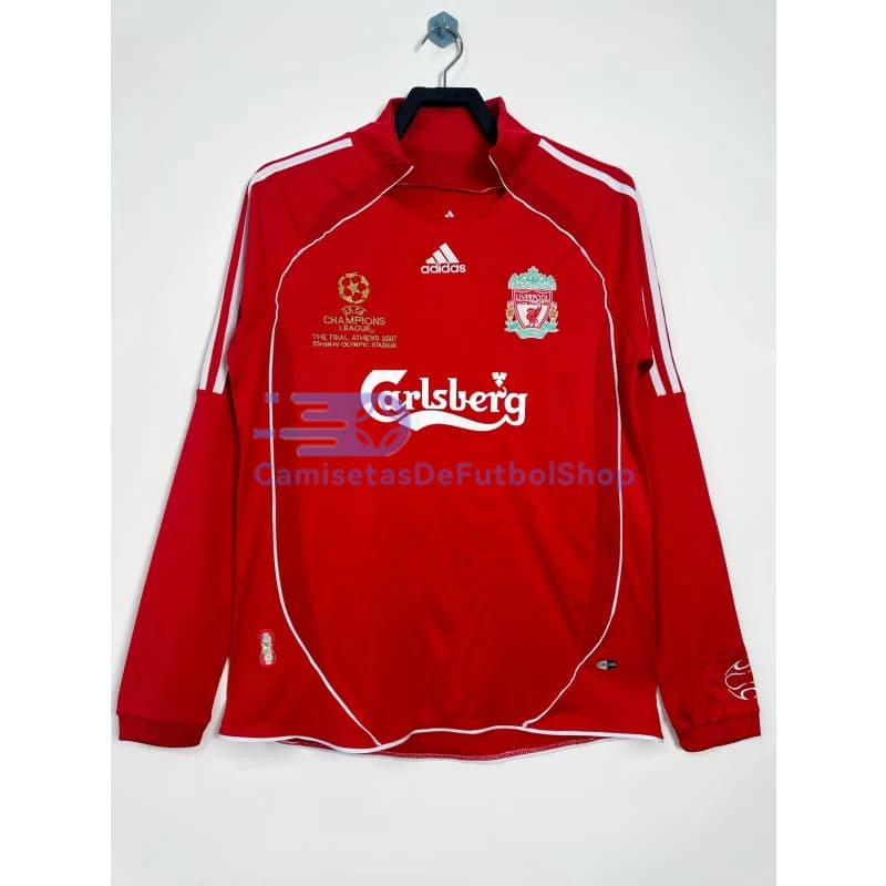 Camiseta Liverpool 2006/07 1ª Equipación Retro Rojo ML