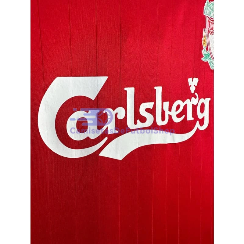 Camiseta Liverpool 2006/07 1ª Equipación Retro Rojo ML