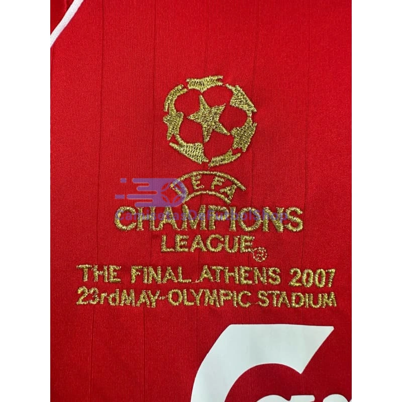 Camiseta Liverpool 2006/07 1ª Equipación Retro Rojo ML