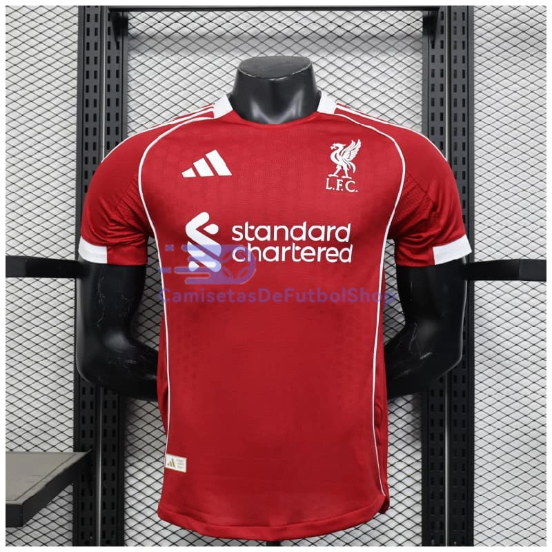 Camiseta Liverpool 2025/2026 1ª Equipación Rojo (EDICIÓN JUGADOR)