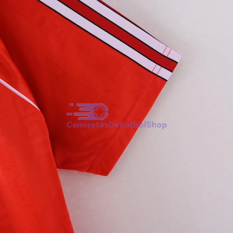 Camiseta Manchester United 1998/00 1ª Equipación Retro Rojo