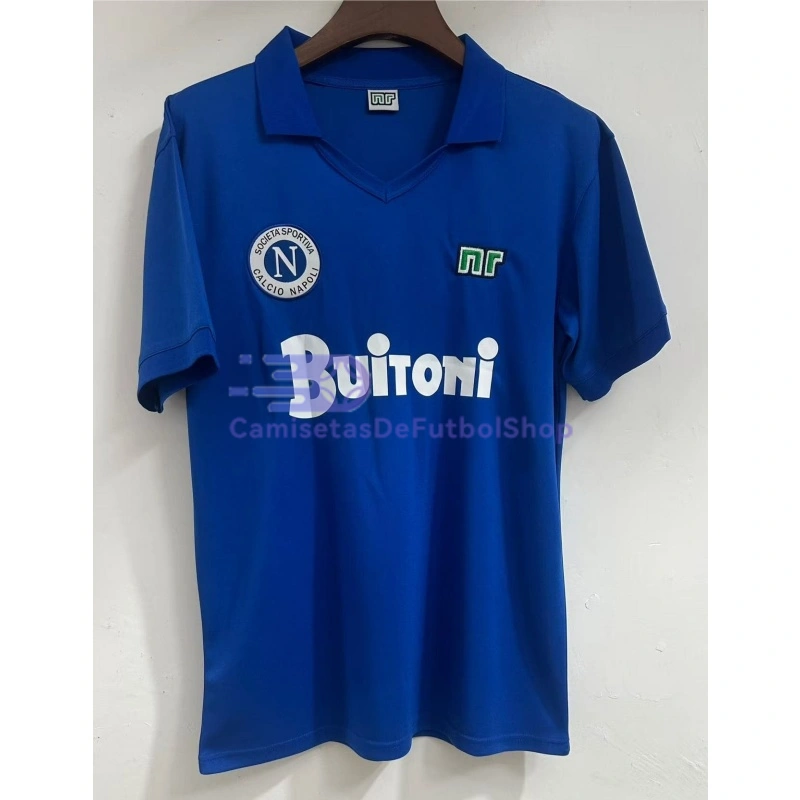 Camiseta Napoli 1985 1ª Equipación Retro Azul