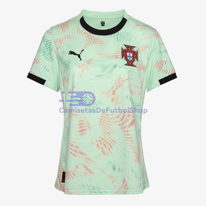 Camiseta Portugal 2025 2ª Equipación la EURO Femenina Verde