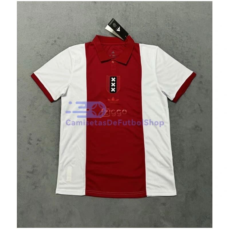 Camiseta Ajax 2025 125 Aniversario Edición Rojo/Blanco