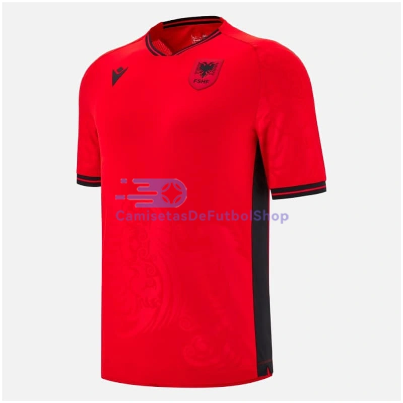 Camiseta Albania 2025 1ª Equipación Rojo