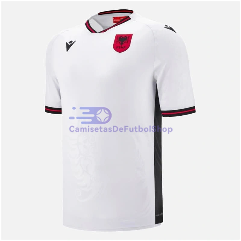 Camiseta Albania 2025 2ª Equipación Blanco