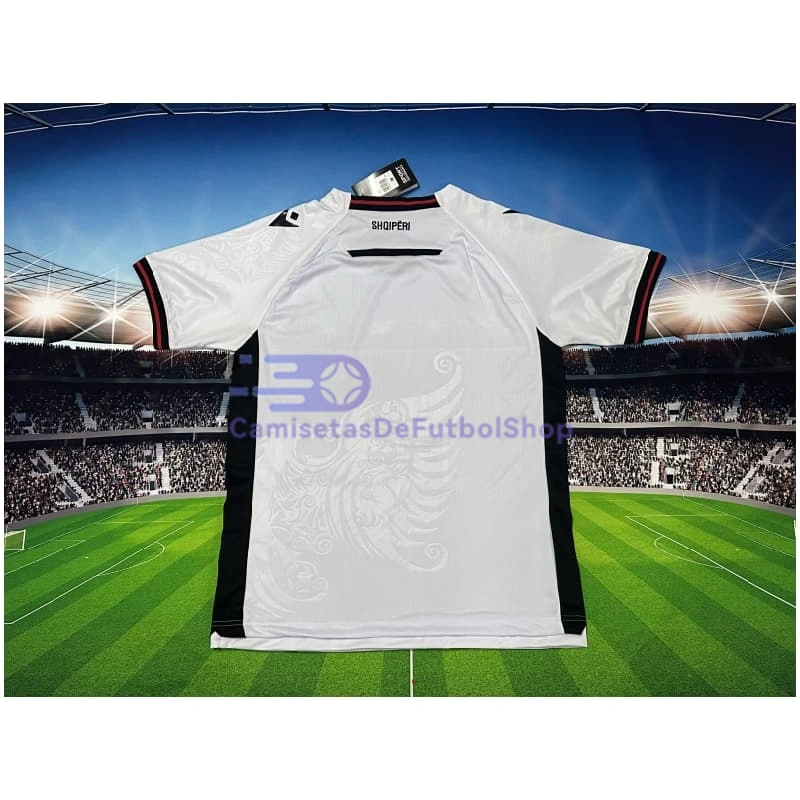 Camiseta Albania 2025 2ª Equipación Blanco