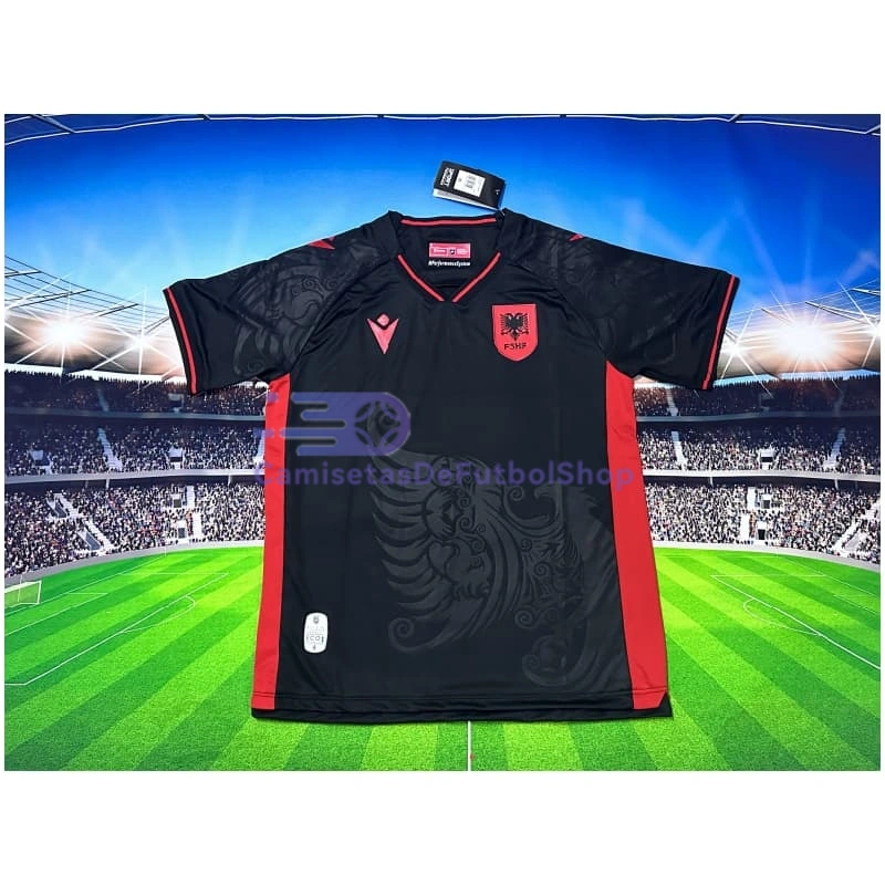 Camiseta Albania 2025 3ª Equipación Negro