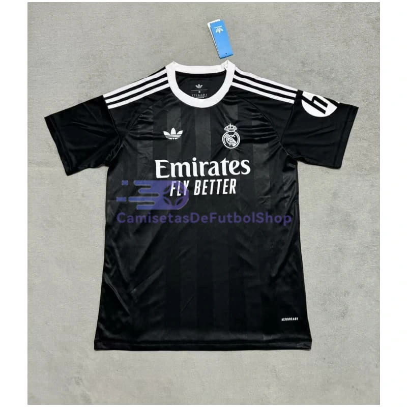 Camiseta Real Madrid Negro/Blanco 2025/2026