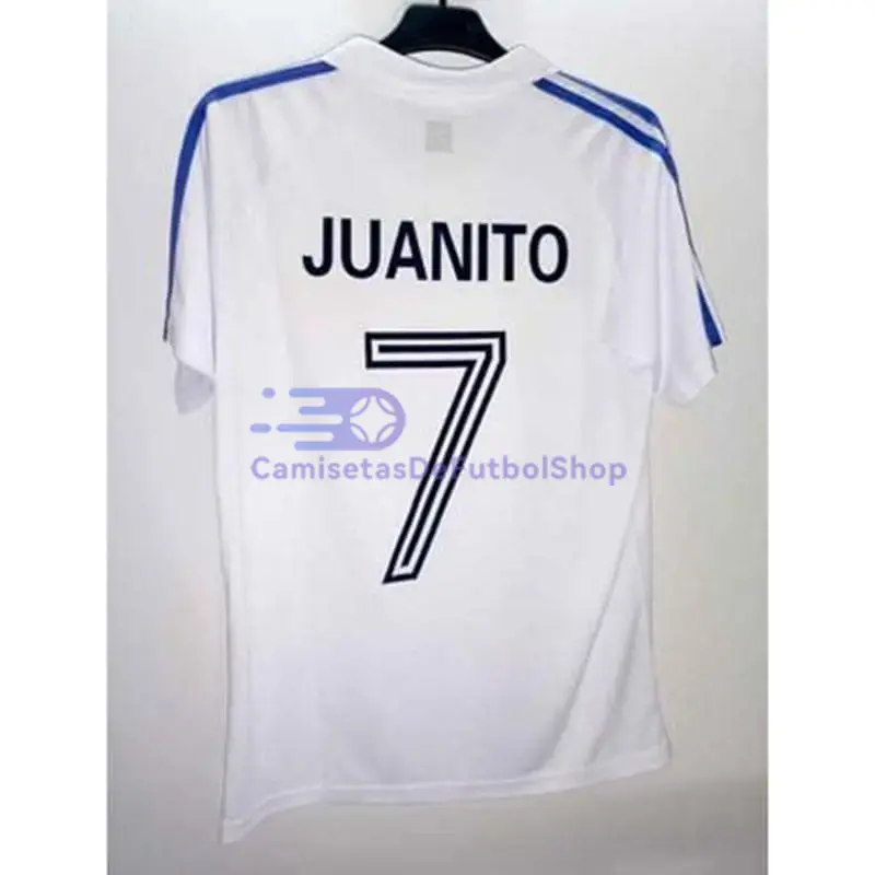 Camiseta JUANITO 7 Real Madrid 1984/85 1ª Equipación Retro