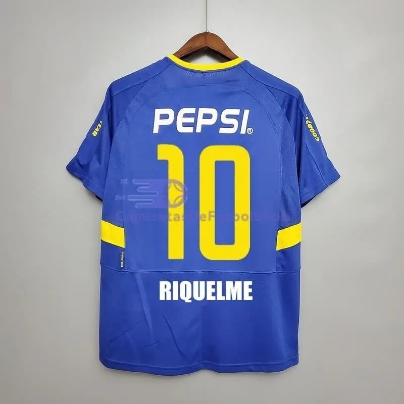 Camiseta RIQUELME 10 Boca Juniors 2003/04 1ª Equipación Retro