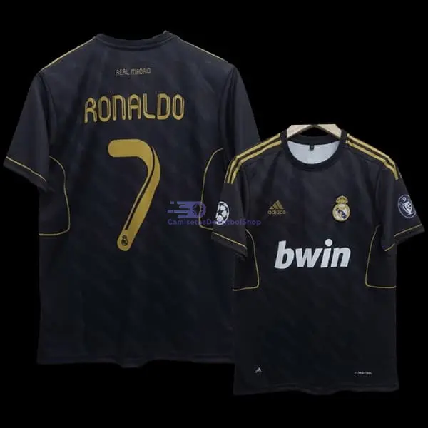 Camiseta RONALDO 7 Real Madrid 2011/12 2ª Equipación Retro