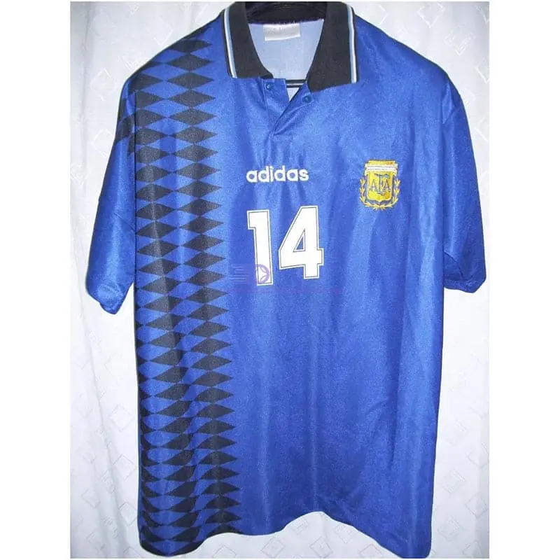Camiseta SIMEONE 14 Argentina 1994 2ª Equipación Retro