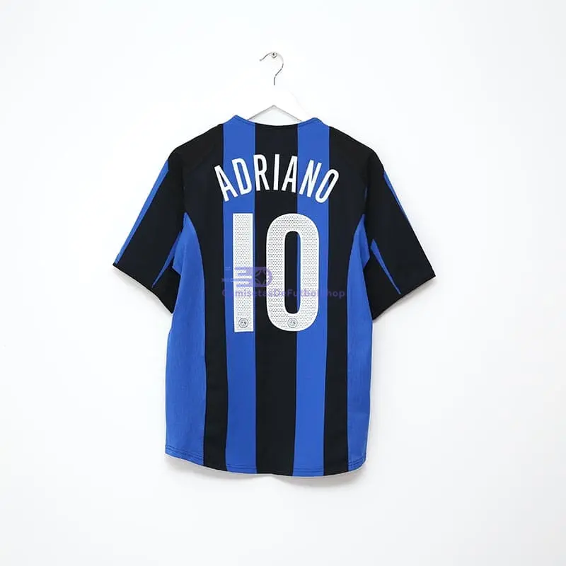 Camiseta ADRIANO 10 Inter de Milan 2004/05 1ª Equipación Retro