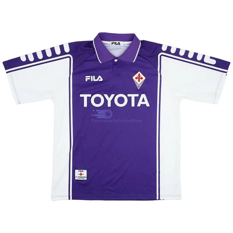 Camiseta BATISTUTA 9 Fiorentina 1999/00 1ª Equipación Retro