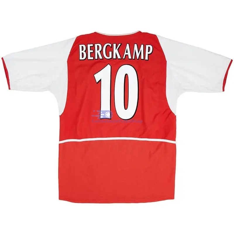 Camiseta BERGKAMP 10 Arsenal 2003/04 1ª Equipación Retro