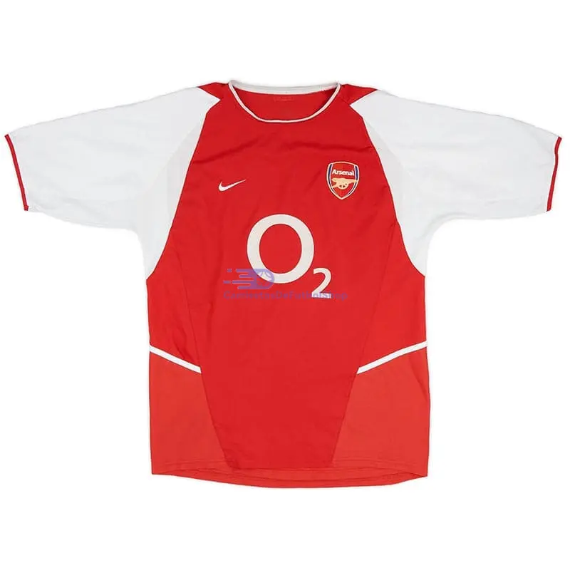 Camiseta BERGKAMP 10 Arsenal 2003/04 1ª Equipación Retro
