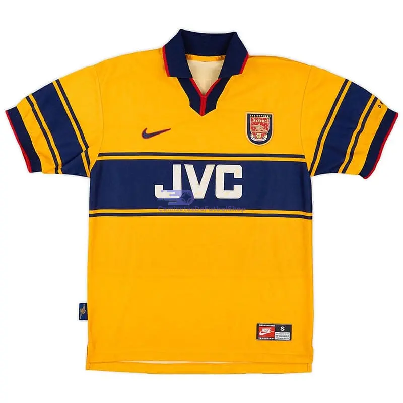 Camiseta BERGKAMP 10 Arsenal 1997/99 2ª Equipación Retro