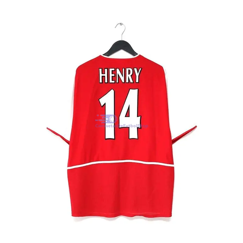 Camiseta HENRY 14 Arsenal 2003/04 1ª Equipación Retro