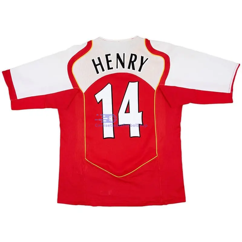 Camiseta HENRY 14 Arsenal 2004/05 1ª Equipación Retro