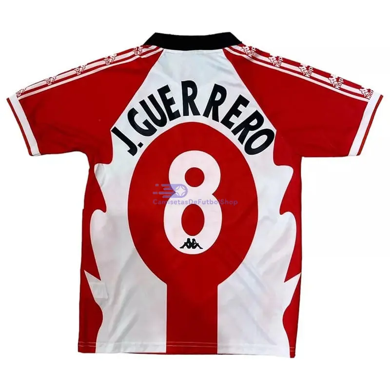 Camiseta J.GUERRERO 8 Athlétic Bilbao 1997/98 1ª Equipación Retro