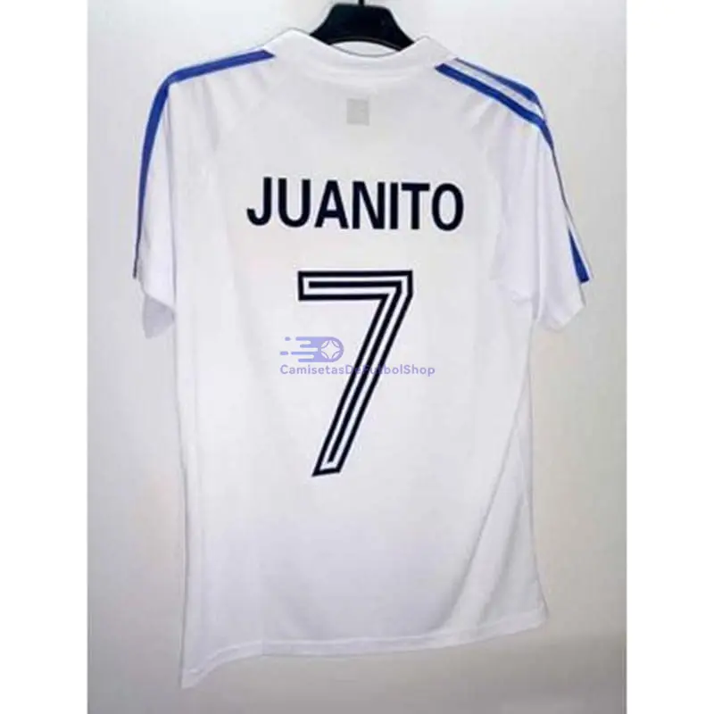 Camiseta JUANITO 7 Real Madrid 1984/85 1ª Equipación Retro