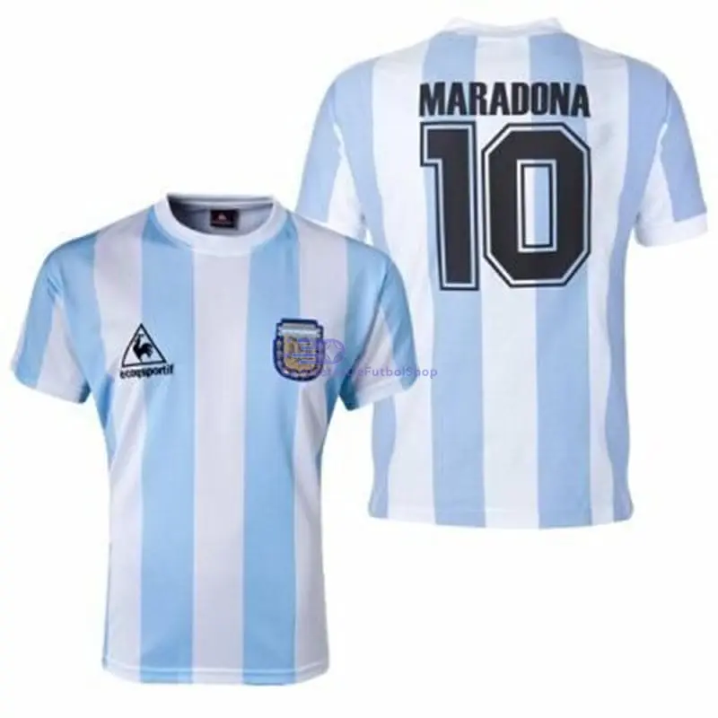 Camiseta MARADONA 10 Argentina 1986 1ª Equipación Retro