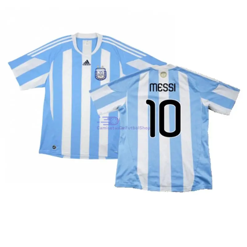 Camiseta MESSI 10 Argentina 2010 1ª Equipación Retro