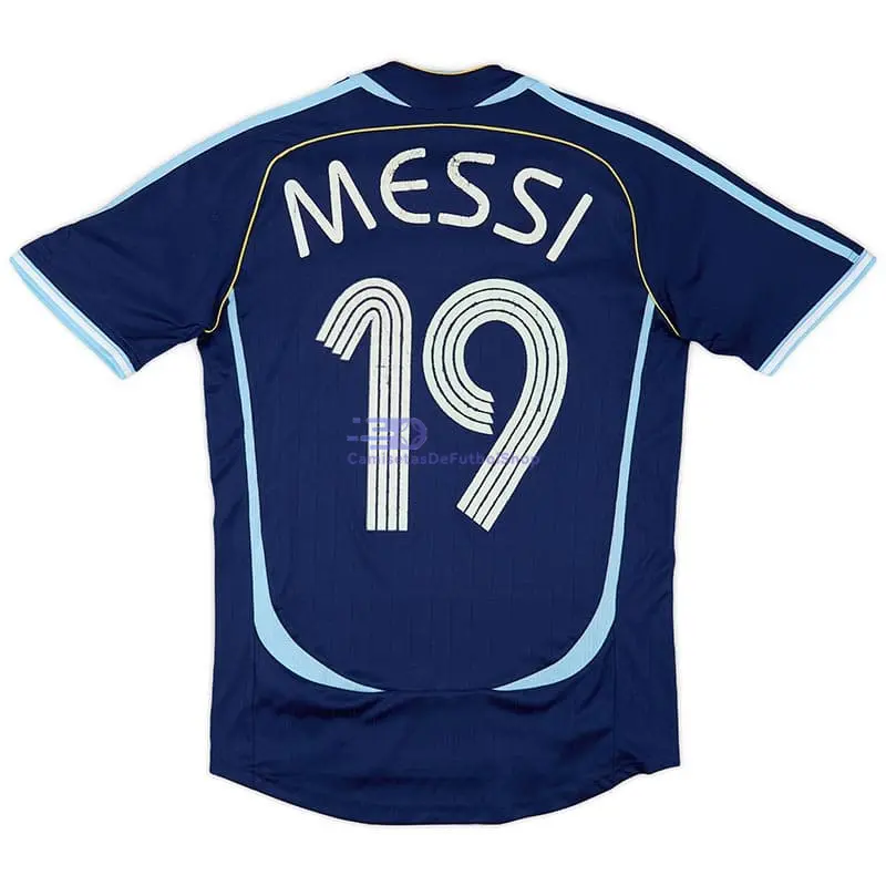 Camiseta MESSI 19 Argentina 2006 2ª Equipación Retro