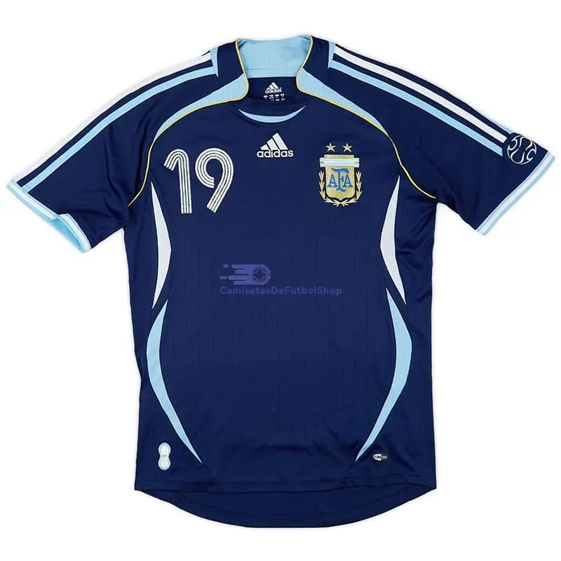 Camiseta MESSI 19 Argentina 2006 2ª Equipación Retro