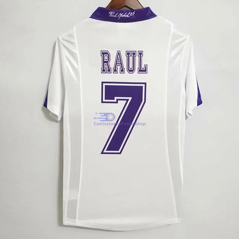 Camiseta RAUL 7 Real Madrid 1997/98 1ª Equipación Retro