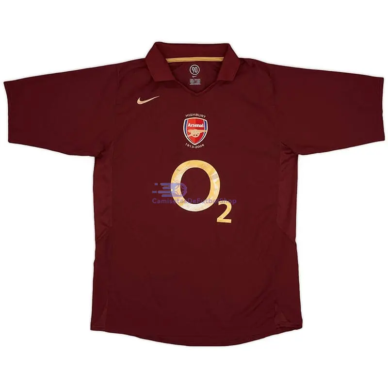 Camiseta REYES 9 Arsenal 2005/06 1ª Equipación Retro