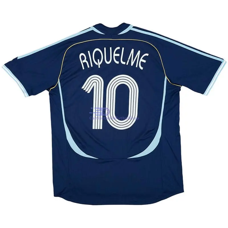 Camiseta RIQUELME 10 Argentina 2006 2ª Equipación Retro