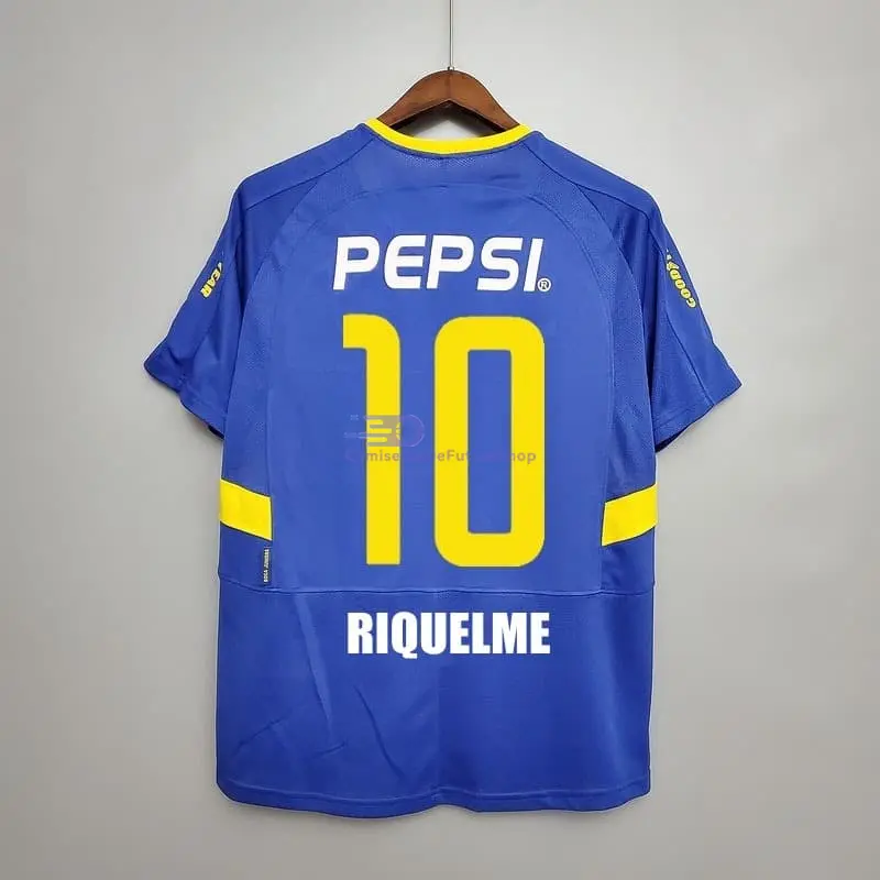 Camiseta RIQUELME 10 Boca Juniors 2003/04 1ª Equipación Retro
