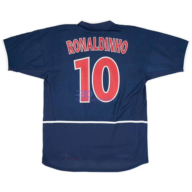 Camiseta RONALDINHO 10 PSG 2002/03 1ª Equipación Retro