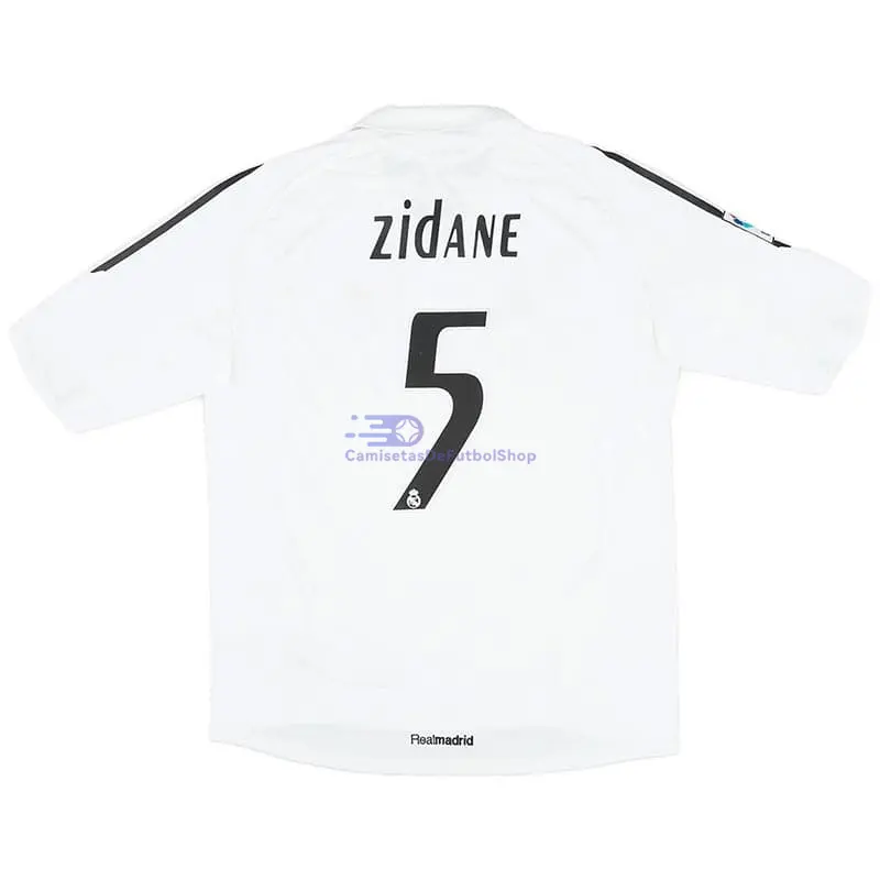 Camiseta ZIDANE 5 Real Madrid 2005/06 1ª Equipación Retro