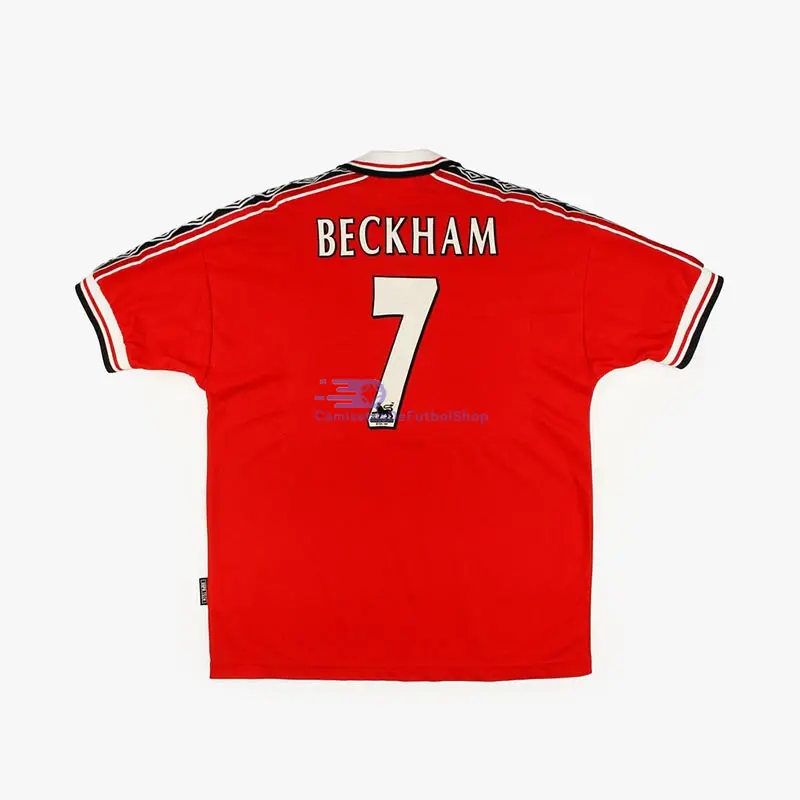 Camiseta BECKHAM 7 Manchester United 1998/00 1ª Equipación Retro