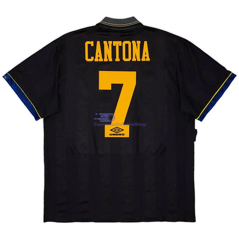 Camiseta CANTONA 7 Manchester United 1993/94 2ª Equipación Retro